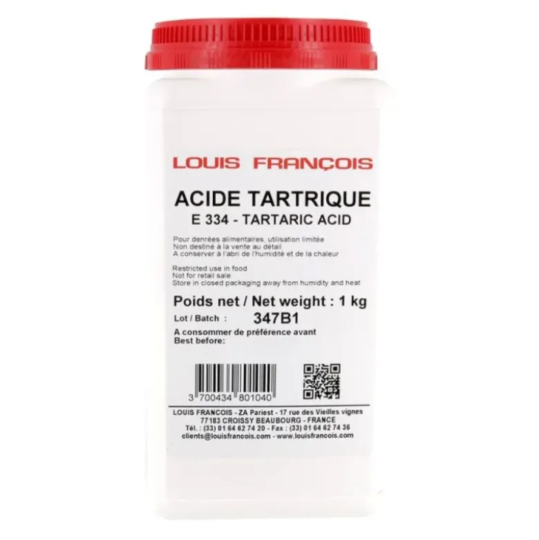 Acide Tartrique E334 1 kg