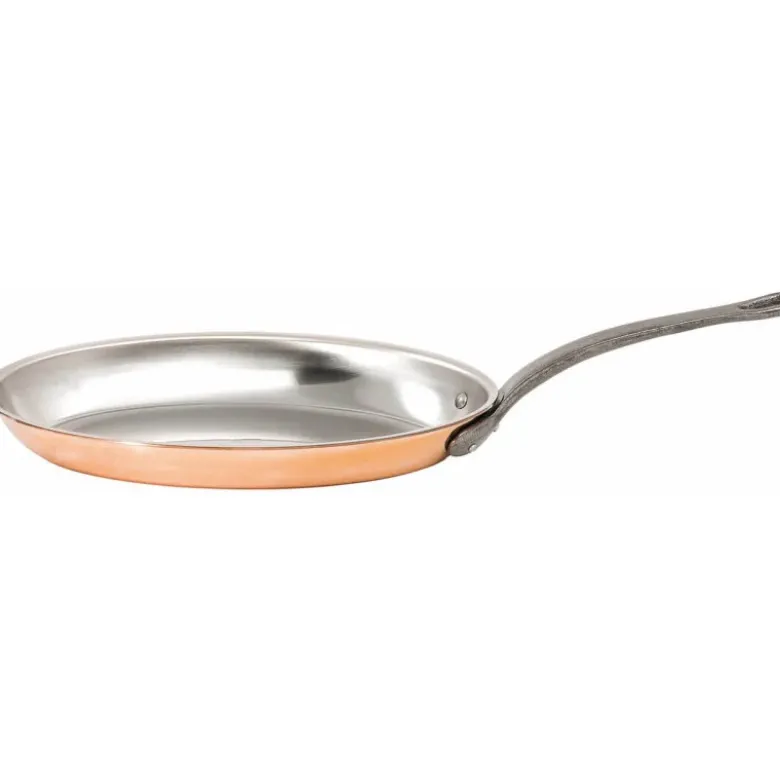 Alliance cuivre poêle ovale 36 x 21 cm
