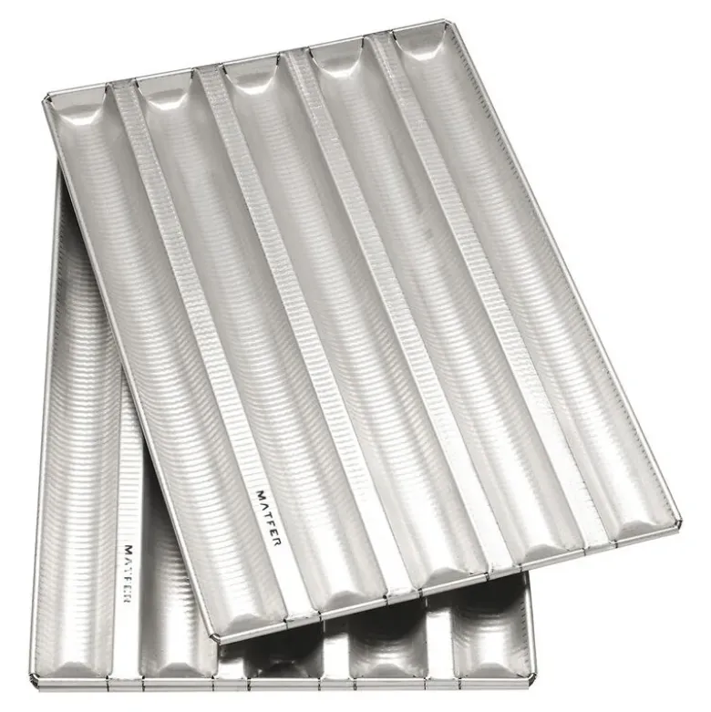 Alu-Gaufer plaques à pain bongard 800 x 430 5 baguettes