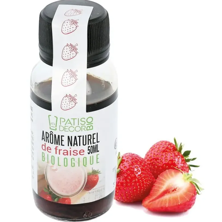 Arôme naturel de Fraise biologique 50 ml