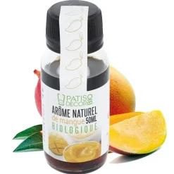 Arôme naturel de mangue biologique 50 ml