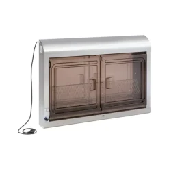 Armoire de décontamination avec serrure - avec panier fil inox - pour 40 couteaux