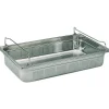 bac gastronorme perforé inox - avec anses panier - GN 1/1 profondeur 10 cm