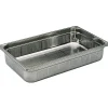 bac gastronorme perforé inox - sans anse - GN 2/3 profondeur 15 cm