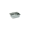 bac gastronorme plein inox - avec anses escamotables - GN 1/2 profondeur 20 cm