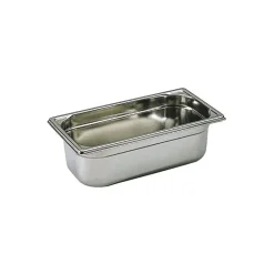 bac gastronorme plein inox - sans anse - GN 1/3 profondeur 5.5 cm