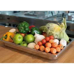 bac gastronorme plein inox - sans anse - GN 1/1 profondeur 20 cm