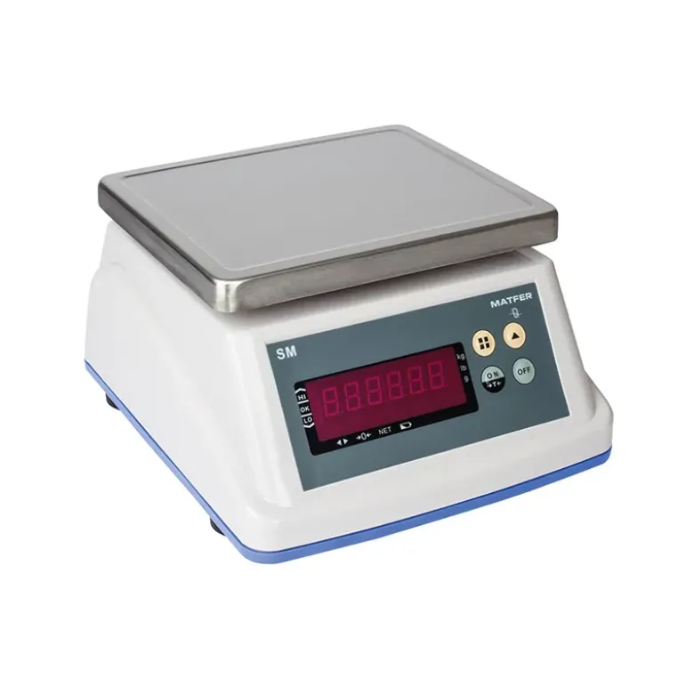 balance électronique SM IP65 plateau inox jusqu'à 6 Kg/1 g