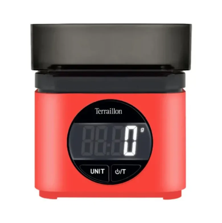 Balance électronique vintage rouge 5kg - Terraillon