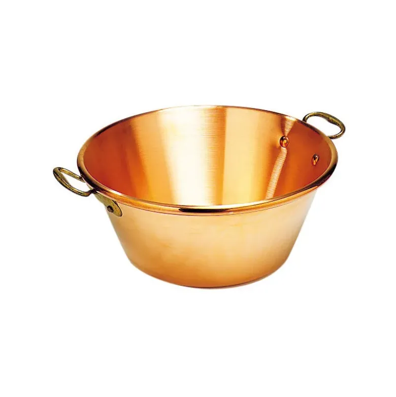 bassine à confitures extra-forte cuivre 42 cm
