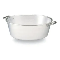 bassine landaise aluminium à anses 36 cm