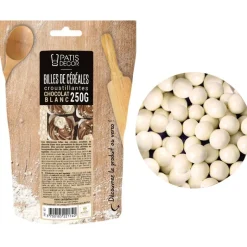 Billes céréales croustillantes Chocolat blanc 250 g