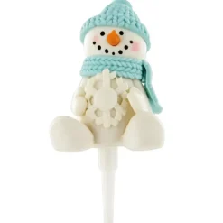 Bonhomme de neige assis