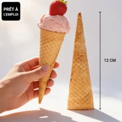 Boîte de 15 cornets à glace - 1 boule