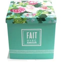 Boîte à gâteaux bouquet de fleurs