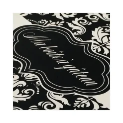 Boîte à gâteaux carrée aux motifs arabesques