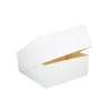 Boîte pâtissière carrée blanche - Hauteur 8 cm