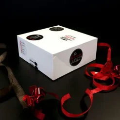 Boîte pâtissière carrée blanche à personnaliser - Hauteur 10 cm
