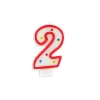 Bougie anniversaire chiffre Fiesta 2