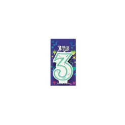 Bougie Anniversaire, chiffre 3