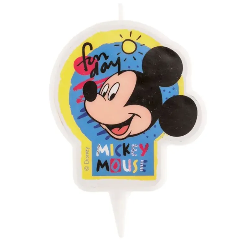 Bougie anniversaire Mickey 7,5 cm