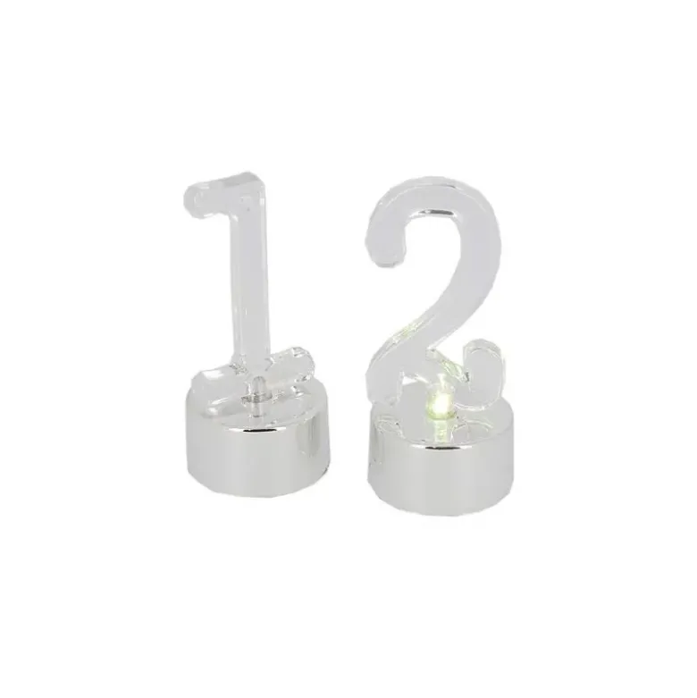 Bougies Chiffres 0 à 9 LED Patisdécor (x 10)