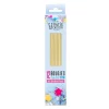 12 bougies dorées hautes 13 cm