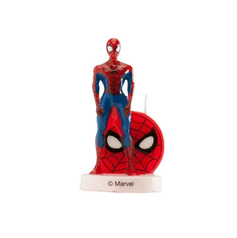 Bougie Spiderman 3D 9 cm