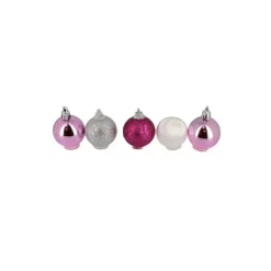 Boules de Noël sur pique assorties (x5)