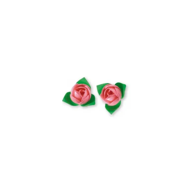 Boutons de rose rose x15