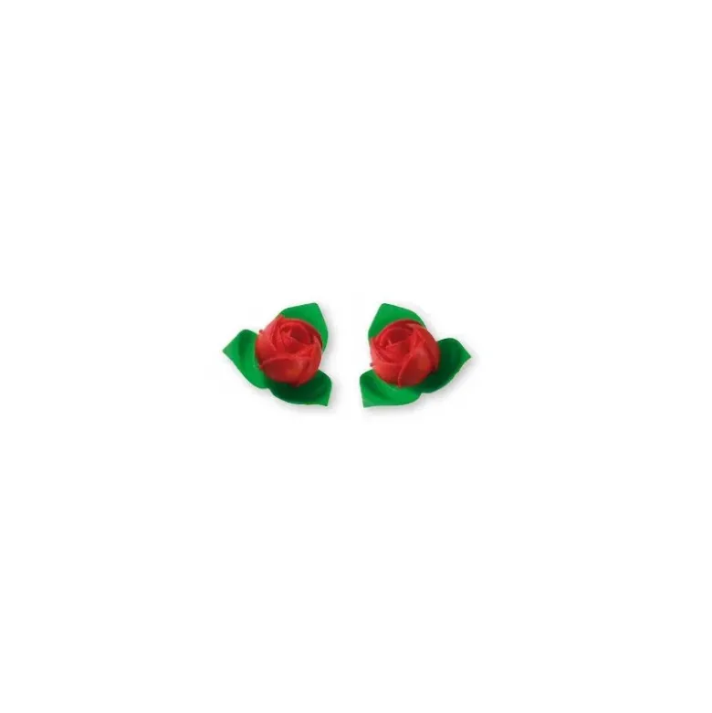 Boutons de rose rouge (x15)