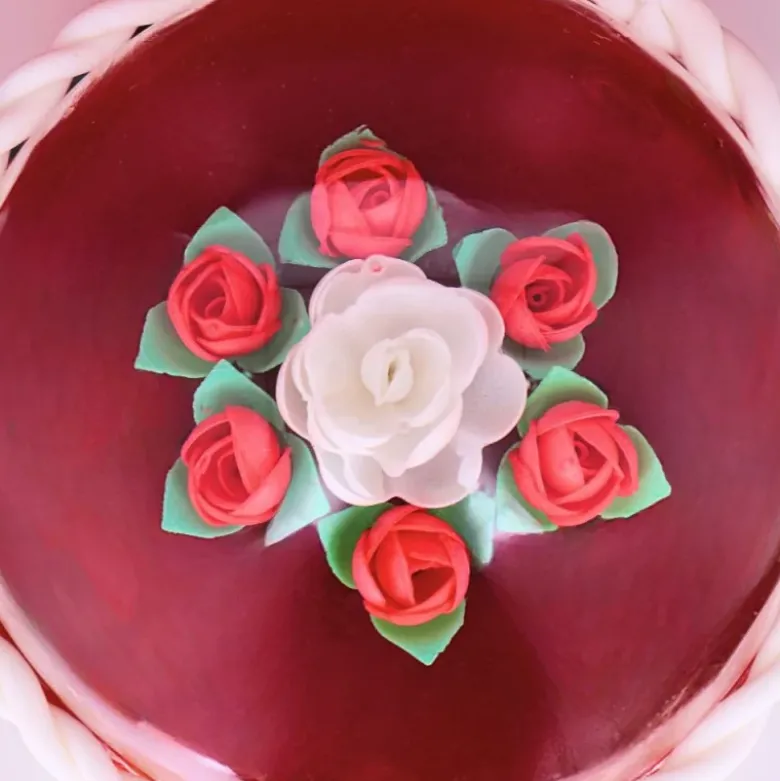 Boutons de rose rouge (x15)