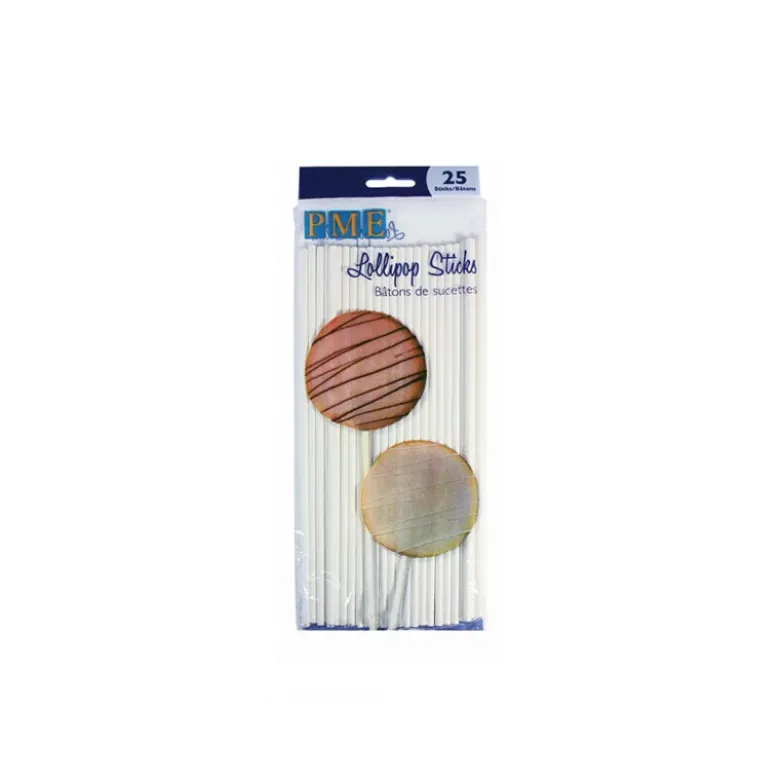 Bâtons de sucettes PME 20 cm (x25)