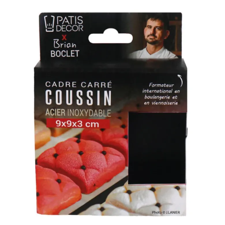 Cadre carré Coussin 9x9 cm - Édition signature Brian Boclet