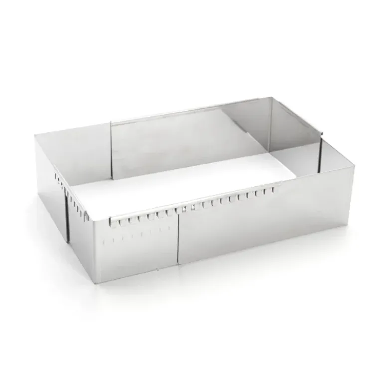 Cadre extensible inox rectangle Hauteur 5cm De Buyer