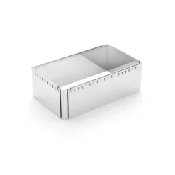 Cadre extensible inox rectangle Hauteur 5cm De Buyer