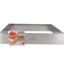 Cadre à mousse inox H 4,5 cm 26 x 26 cm