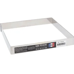 Cadre à pâtisserie inox H 2 cm