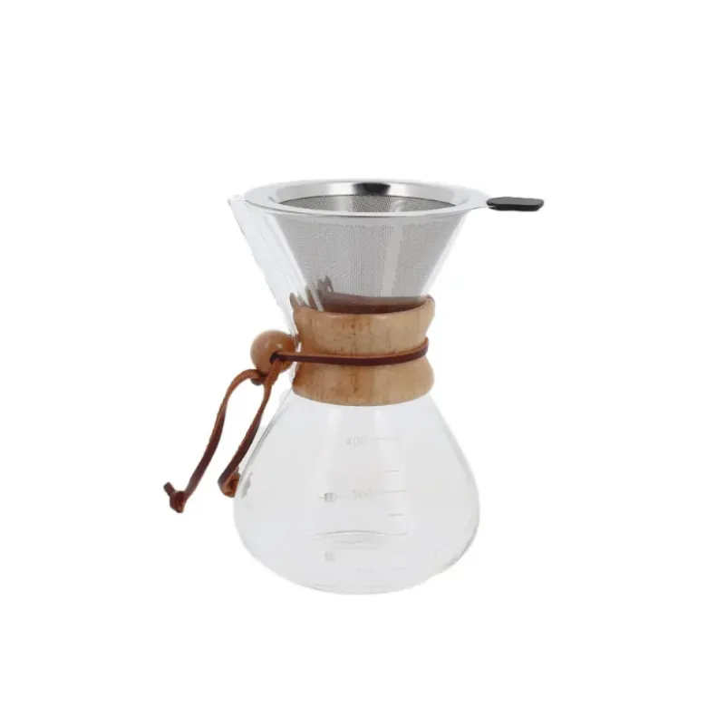 Cafetière filtre permanent en verre - 400 ml