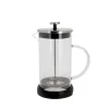 Cafetière à piston en verre couvercle noir - 600 ml