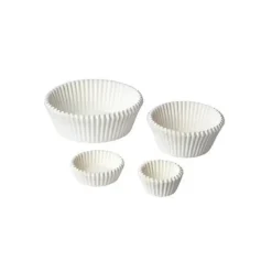 Caissettes cuisson Calypso blanches n° 1208 (x1000)