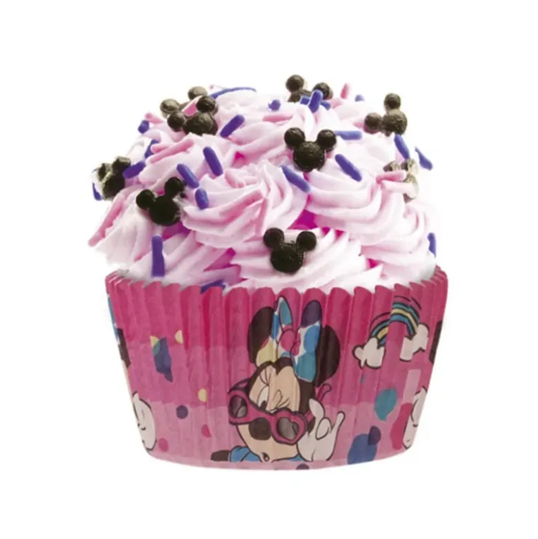 Caissettes à cupcake roses Minnie (x25)