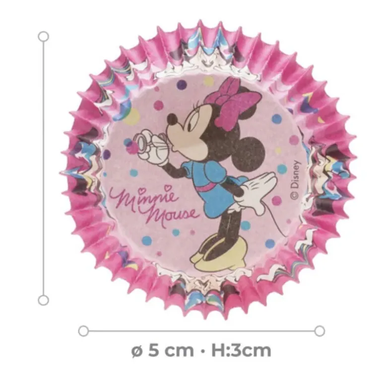 Caissettes à cupcake roses Minnie (x25)