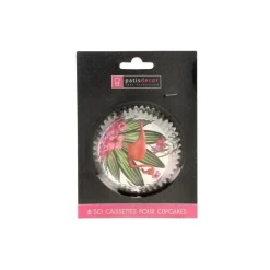 Caissettes cupcakes "Flamants roses" (x50)