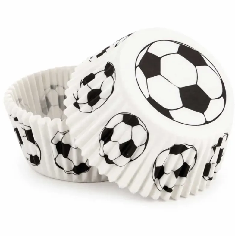 Caissettes cupcakes "Football" (x50)