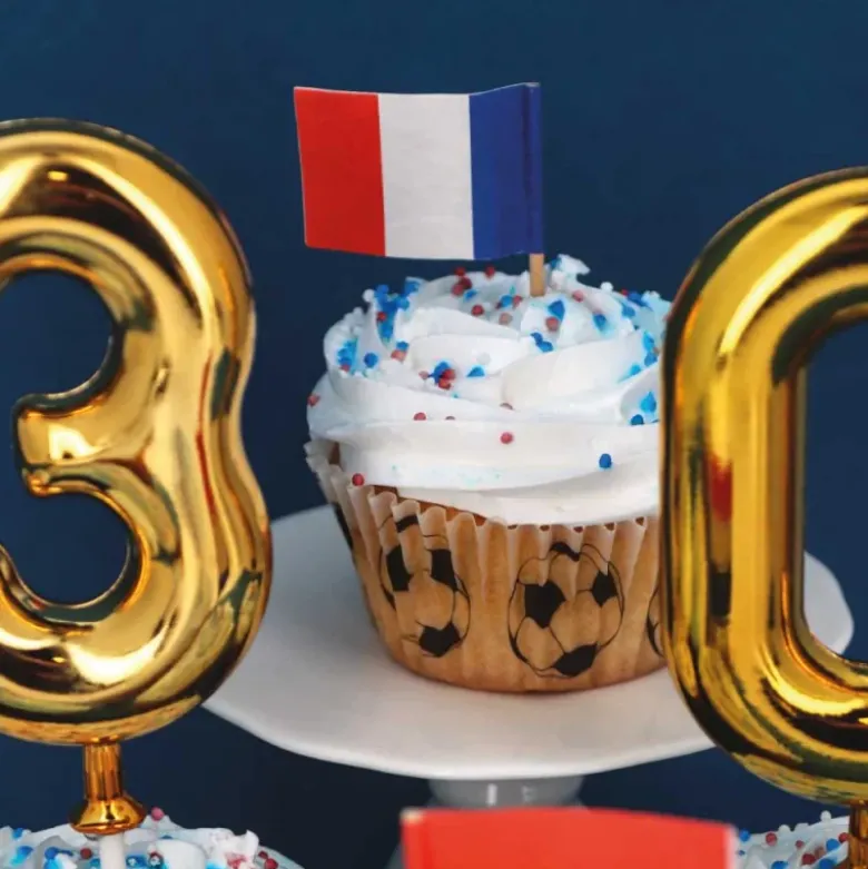 Caissettes cupcakes "Football" (x50)