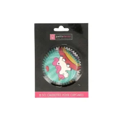 Caissettes cupcakes "Licorne" (x50)