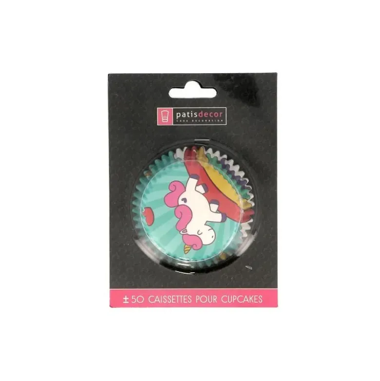 Caissettes cupcakes "Licorne" (x50)