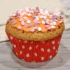Caissettes cupcakes rouges à pois (x50)