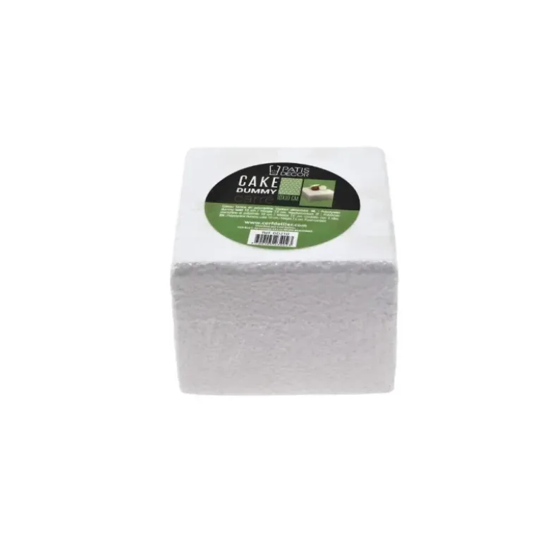 Cake dummy carré à bords ronds - Hauteur 7 cm